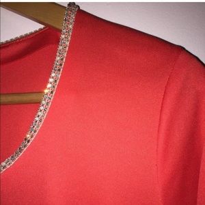 Vintage coral gown